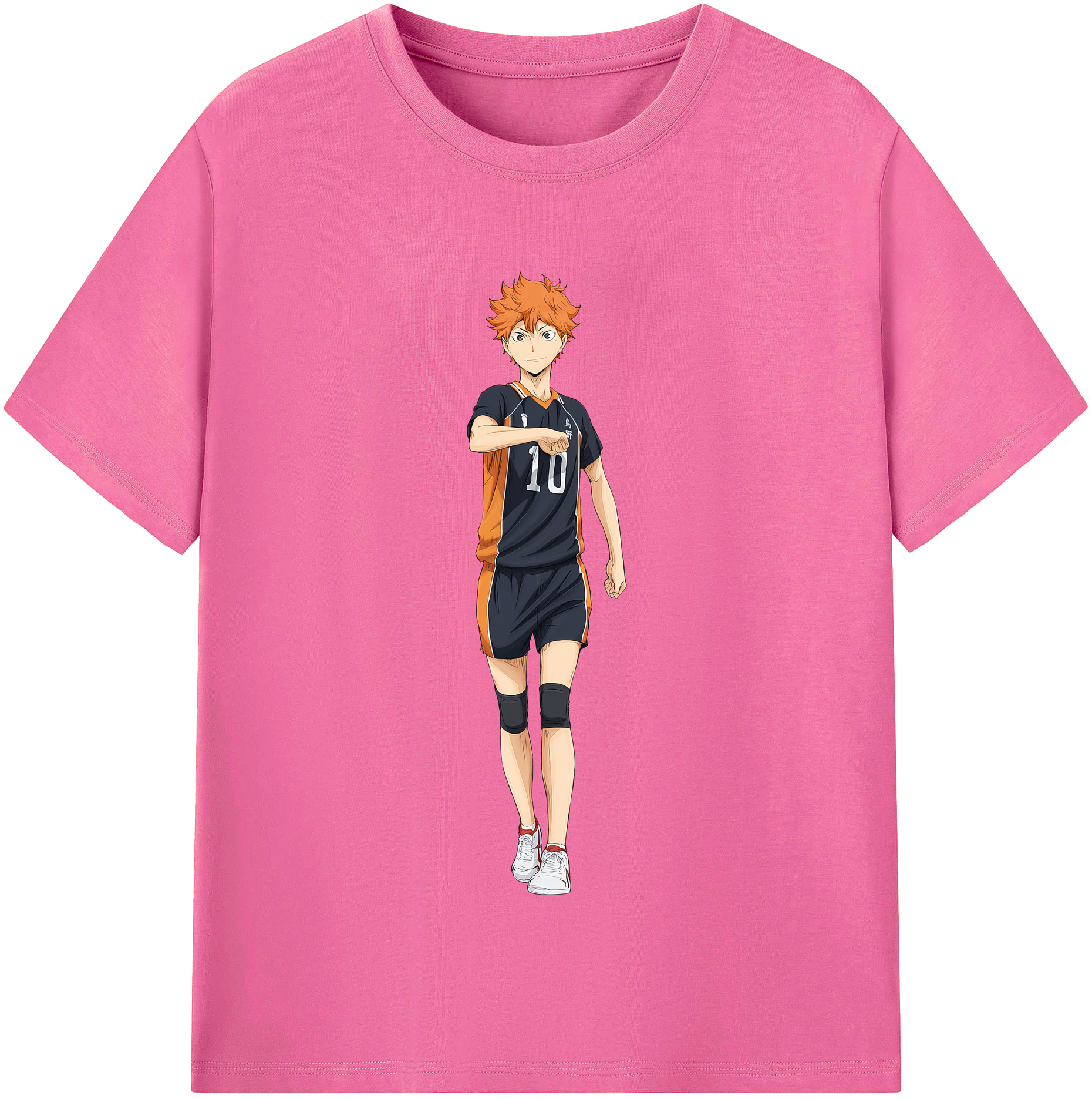 （画像用） ハイキュー!! Haikyu!! レディースカジュアルプリントTシャツ（綿100％）